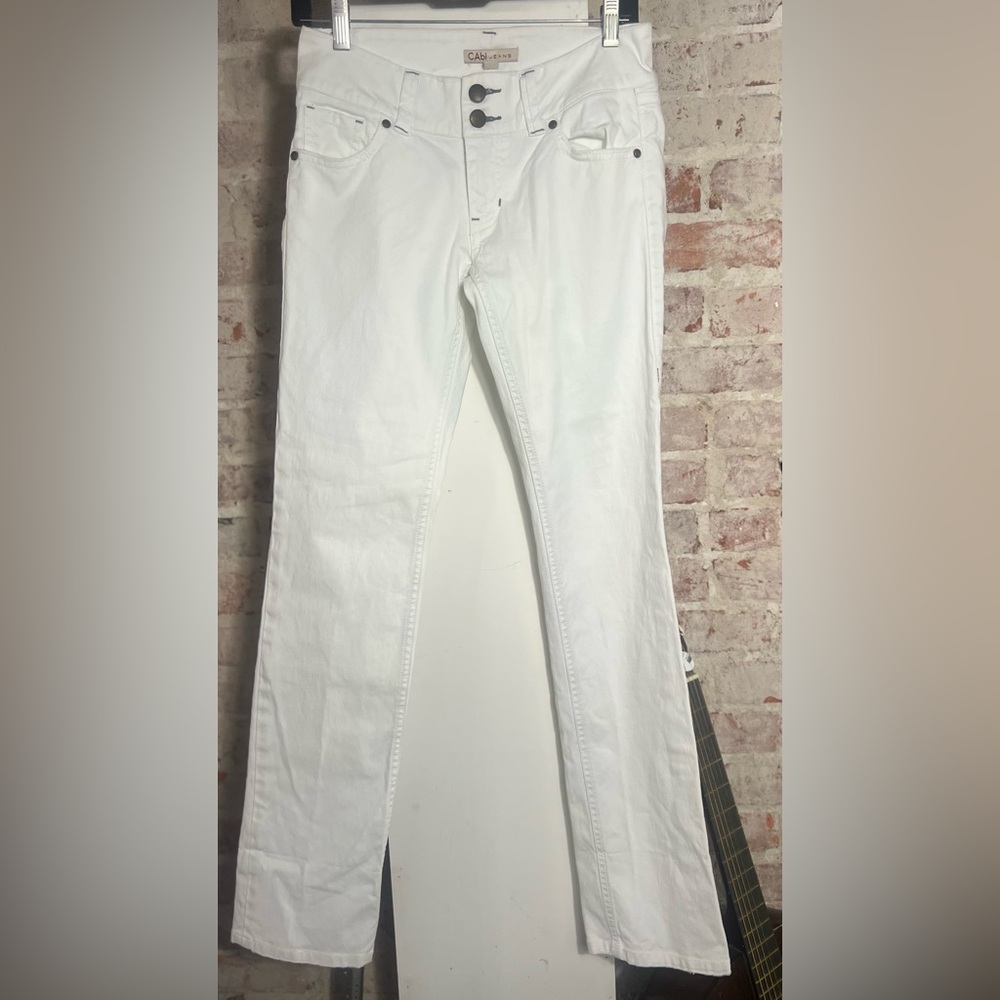 Almost new Cabi white jeans.